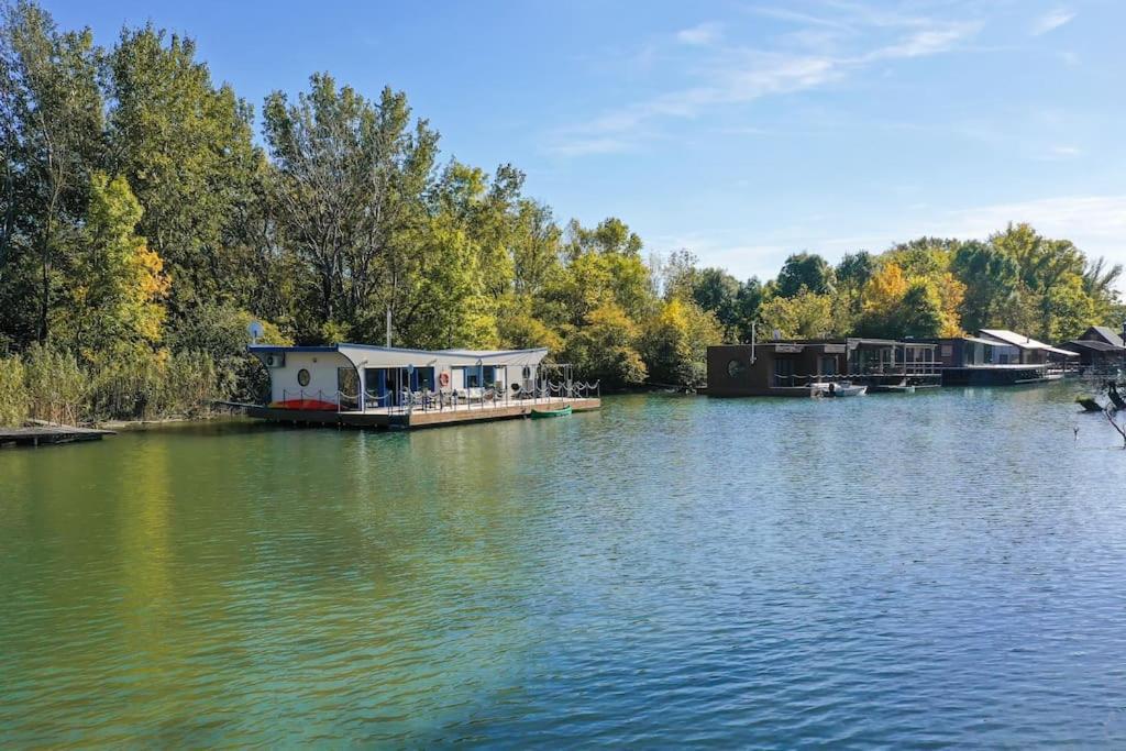 Ocarujuci Houseboat Na Dunaji براتسيلافا المظهر الخارجي الصورة